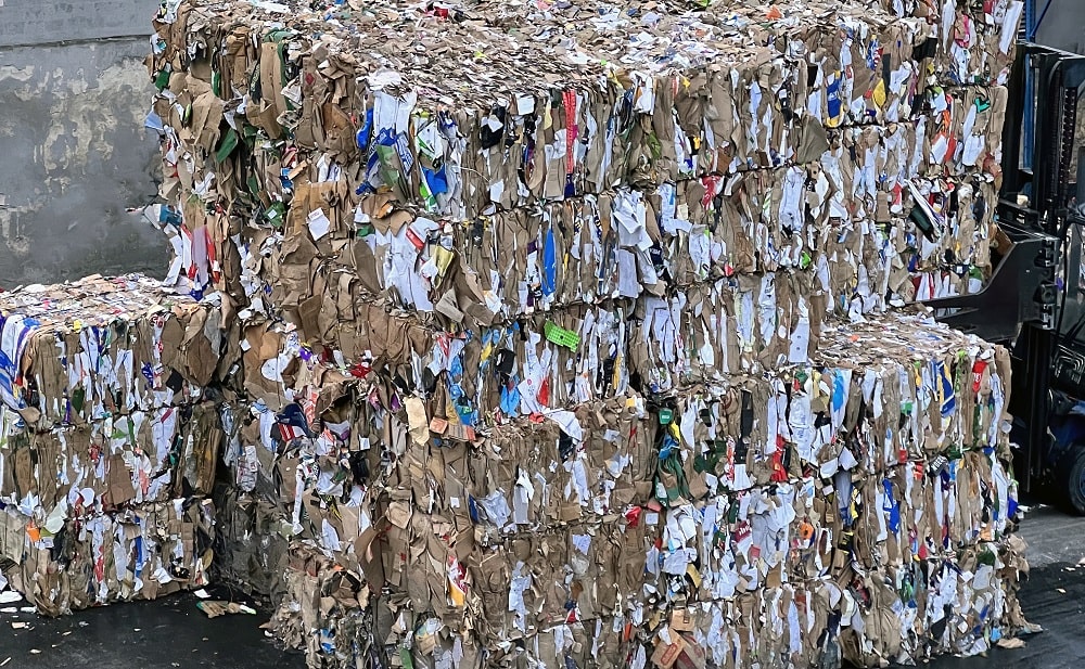 old corrugated containers