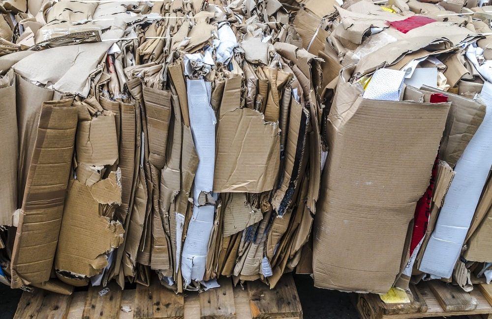 old corrugated containers