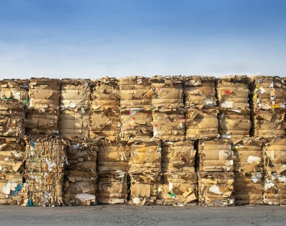 old corrugated containers