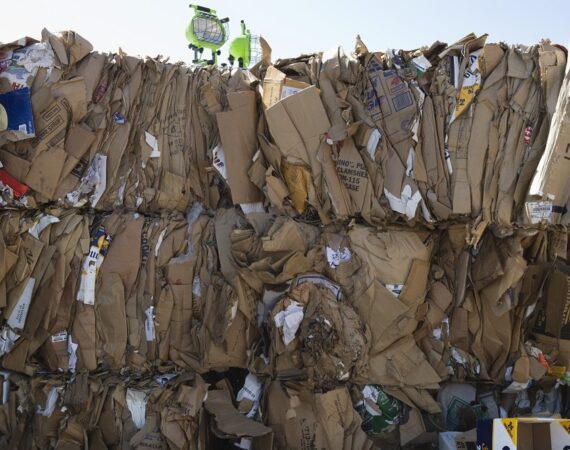 old corrugated cardboard