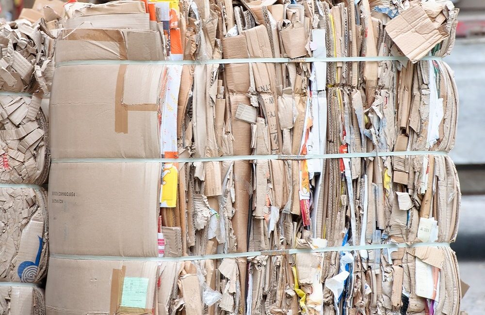 old corrugated containers