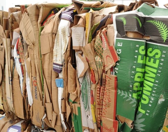 old corrugated cardboard