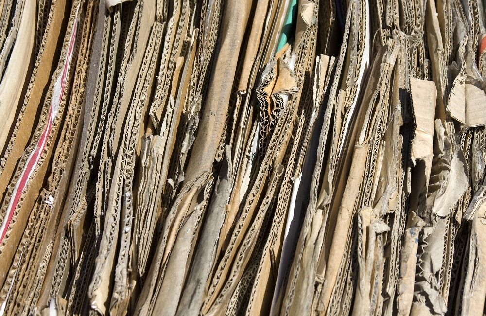 old corrugated containers