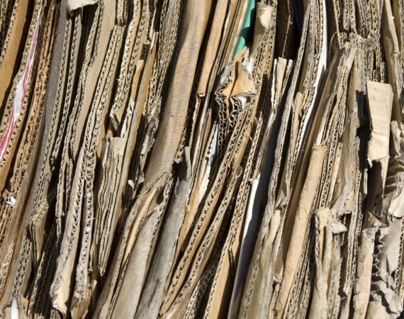 old corrugated containers