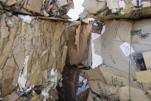 old corrugated containers