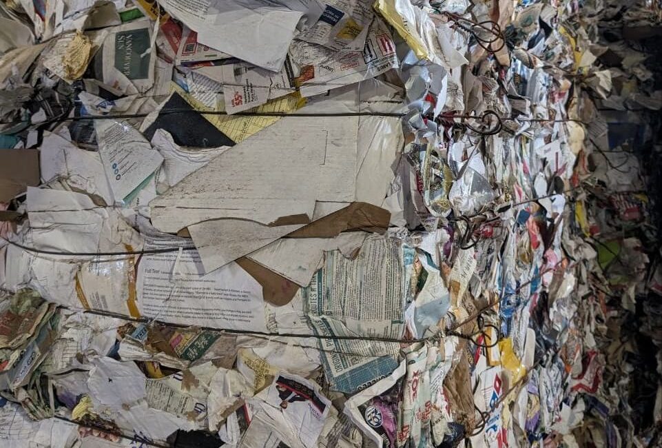 print cuttings waste paper recycling